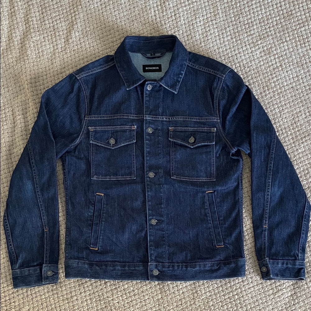 Bonobos Men's Dark Blue Denim Jacket